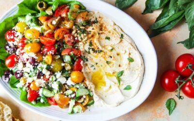 Mediterraner Hummus-Salat
